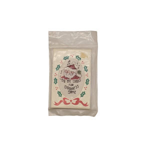 Beginner Counted Cross Stitch - Be Good for Goodness Sake